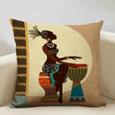 Axyaa African Ladies Decorative Pillow Case for Fashionable Home Decor