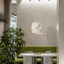 Axyaa Nordic Creamy Style E27 Pendant Lights Wabi Sabi Hanging Lamp