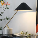Axyaa Marble Base Table Lamp LED E27 Black/White Minimalist Desk Light