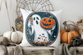Axyaa Halloween Witch Pumpkin Candles Decor Pillow Cover for Sofa Bedroom Car