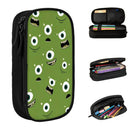 Axyaa Double Layer Pen Case - Monsters Mike And Sullivan Merch - Girl Make Up Bag