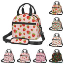 Axyaa Strawberry Lunch Bag Insulated Cooler Tote for School, Work, Picnic & Travel