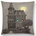 Cute Ghost Sailboat Whale Diver Cushion Cover by Axyaa