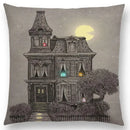 Cute Ghost Sailboat Whale Diver Cushion Cover by Axyaa
