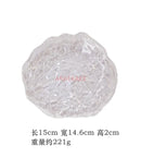 Axyaa Glass Plate for Sashimi Sushi & Western Desserts, Creative Hotel Tableware