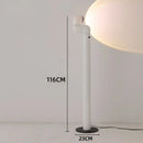 Axyaa Rotating Tube Floor Lamp - White/Red Standing Light for Living Room Bedroom