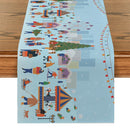 Axyaa Christmas Farmhouse Table Runner Holiday Decor Party Wedding