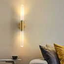 Axyaa Nordic Glass Wall Lamp Minimalist Style Sconce Bedroom Lighting