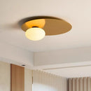 Axyaa Egg Glass Ceiling Light for Bedroom and Living Room Decor