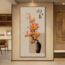Axyaa Bamboo Entrance LED Light Wall Decor - High-end Chinese Style Home Hanging Painting