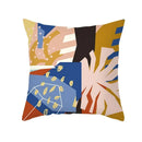 Axyaa Geometric Abstract Print Cushion Cover Tropical Botanical Pillowcase