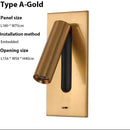 Axyaa Adjustable USB Wall Lamp for Bedside Reading