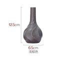Coarse Pottery Mini Flower Vase Set by Axyaa - Japanese Home Decor & Tea Set Accessories