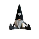 Axyaa Christmas Knitting Plush Dwarf Boy Girl Doll Set for Desktop Decoration