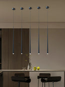 Axyaa Conical Pendant Chandelier for Modern LED Staircase and Restaurant Lighting