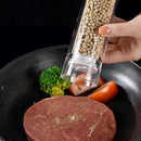Axyaa Wooden & Acrylic Grinder: Multifunctional Manual Pepper Mill & Salt Crusher