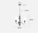 Axyaa Modern LED Chandelier Pendant Light for Indoor Dining Room Lighting