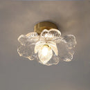 Nordic Glass/Ceramic Ceiling Light by Axyaa - Vintage E27 Fixture for Hallway
