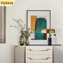 Axyaa Black Marble Art Desk Lamp for Home and Office LED Lighting