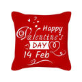 Red Geometric Pillow Case 45x45cm for Sofa, Car, Home Decor - Axyaa