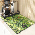 Axyaa Christmas Tree Printed Kitchen Drying Mat
