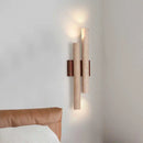 Axyaa Cylindrical Stone Wall Light Sconce, G9 Bulb, Parlor, Bedroom, Stairs, Dining Room