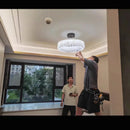 Axyaa Marble Crystal Pendant Light for Modern Luxury Bedroom, Villa, and Living Room