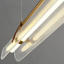 Axyaa Acrylic Strip Pendant Light: Modern Nordic Design for Dining Room, Bar Counter & More