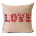 Axyaa Pink Heart Pattern Cushion Cover - 40cm/45cm & 50cm Sizes