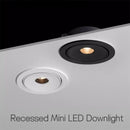 Axyaa LED Recessed Ceiling Downlights for Cabinet Display, Bedroom, Hallway, Foyer Spotlight