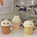 Axyaa Kawaii Animal Ceramic Mug - 350ml