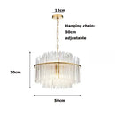 Axyaa Grand Hotel Crystal Pendant Light