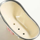 Axyaa Bowknot Design Soap Dish: Cute Plastic Soap Holder for Bathroom Accessories