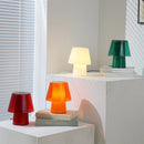 Axyaa Nordic Glass Desk Lamp with LED for Bedroom and Living Room