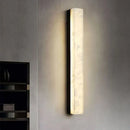 Axyaa Marble Wall Lamp: Designer Natural Copper LED Lighting for Various Rooms