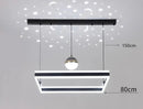 Axyaa Modern Dining Room Pendant Lights LED Chandelier Ceiling Lamp Hanging Light