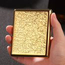 Axya Gold Cigarette Box - Waterproof Metal Case, Sealed Smoking Accessories
