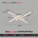 Axyaa Geometric LED Ceiling Light for Living Room Bedroom Dining Room