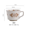 Axyaa Ceramic Coffee Mug with Vintage Wildlife Pattern
