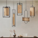 Axyaa Chinese Fabric Pendant Lights - Classical Chandelier for Home Decor