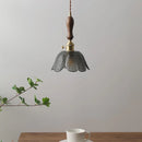 Axyaa Nordic Modern LED Glass Pendant Lamps with Knob Switch Fixtures
