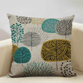 Nordic Style Cotton Tree Of Love Throw Pillow Cover 45x45CM Square Axyaa Brand