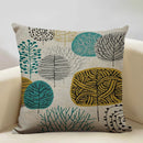 Nordic Style Cotton Tree Of Love Throw Pillow Cover 45x45CM Square Axyaa Brand