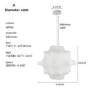 Axyaa Silk Designer Pendant Lamp Kitchen Island LED Suspension Home Lighting