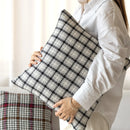 Axyaa Christmas Plain Sofa Pillowcase Cojines in Polyester Double-Sided Design