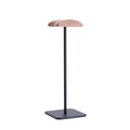 Axyaa Walnut Metal Headphone Stand - Solid Wood Mount, Universal Display Stand