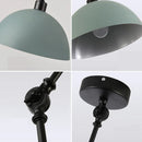 Axyaa Modern Rotatable Pendant Light - Multicolor Metal Folding Ceiling Lamp for Dining & Study