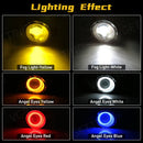 Axyaa LED Angel Eye Fog Lamp for Nissan Altima Sylphy Bluebird Versa Urvan