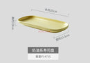 Axyaa Square Dessert Sushi Plate Set for Household Tea Time