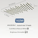 Axyaa Nordic Art Line Acrylic Led Ceiling Lamp Chandelier for Modern Home Decor